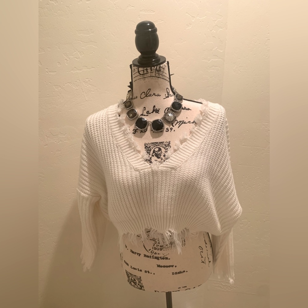Women’s small V-neck sweater purchased at Vintage shop Good Condition